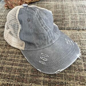 Gray Baseball Hat